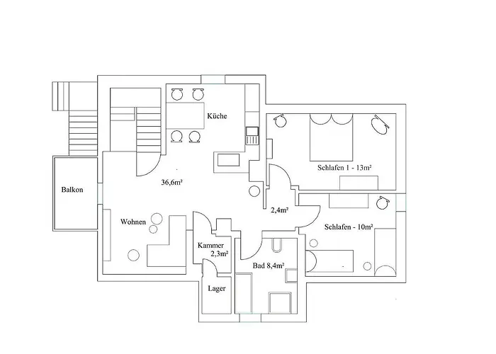 דירה Haus Mariechen *